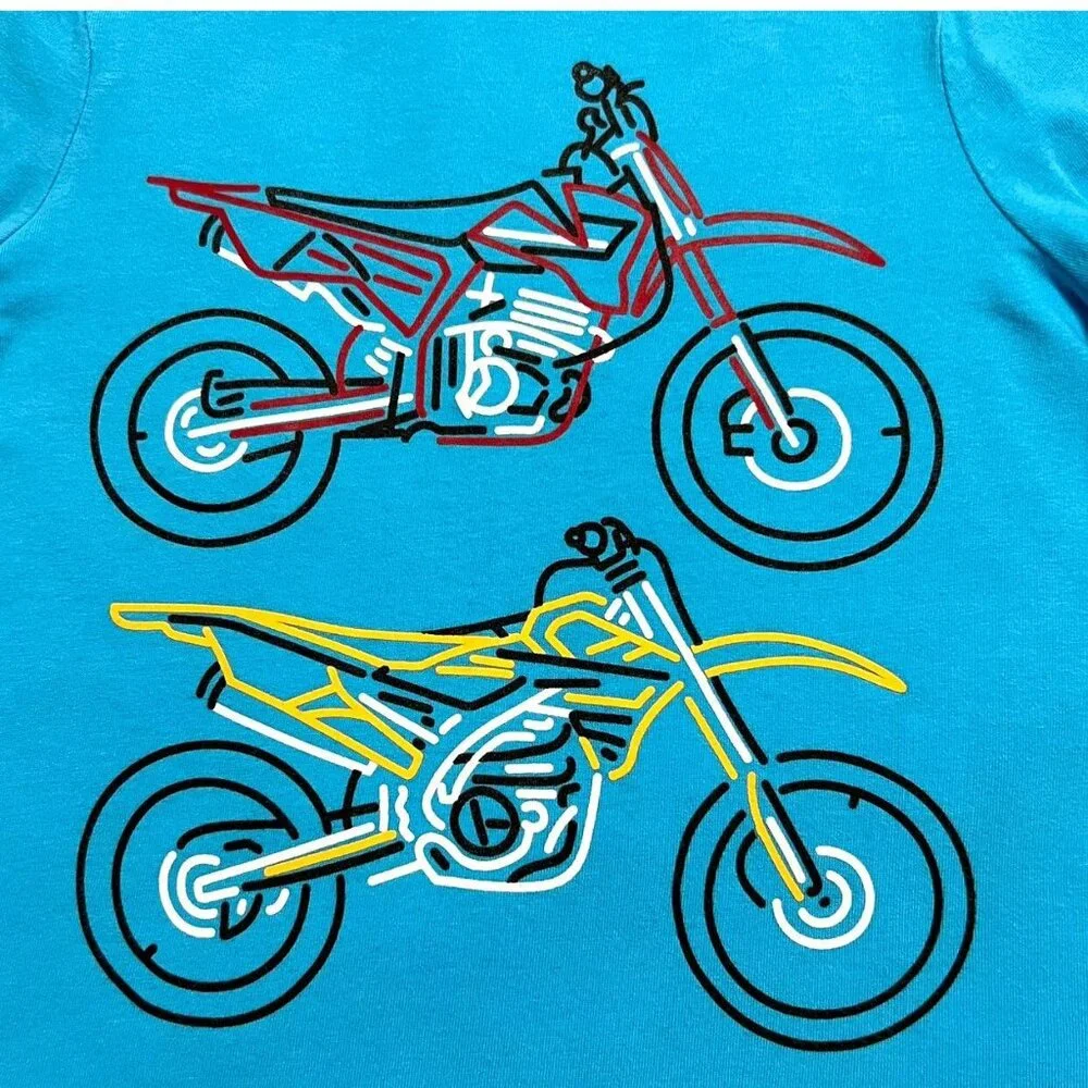Baby Gap XS Motorcycle Graphic Tee Shirt